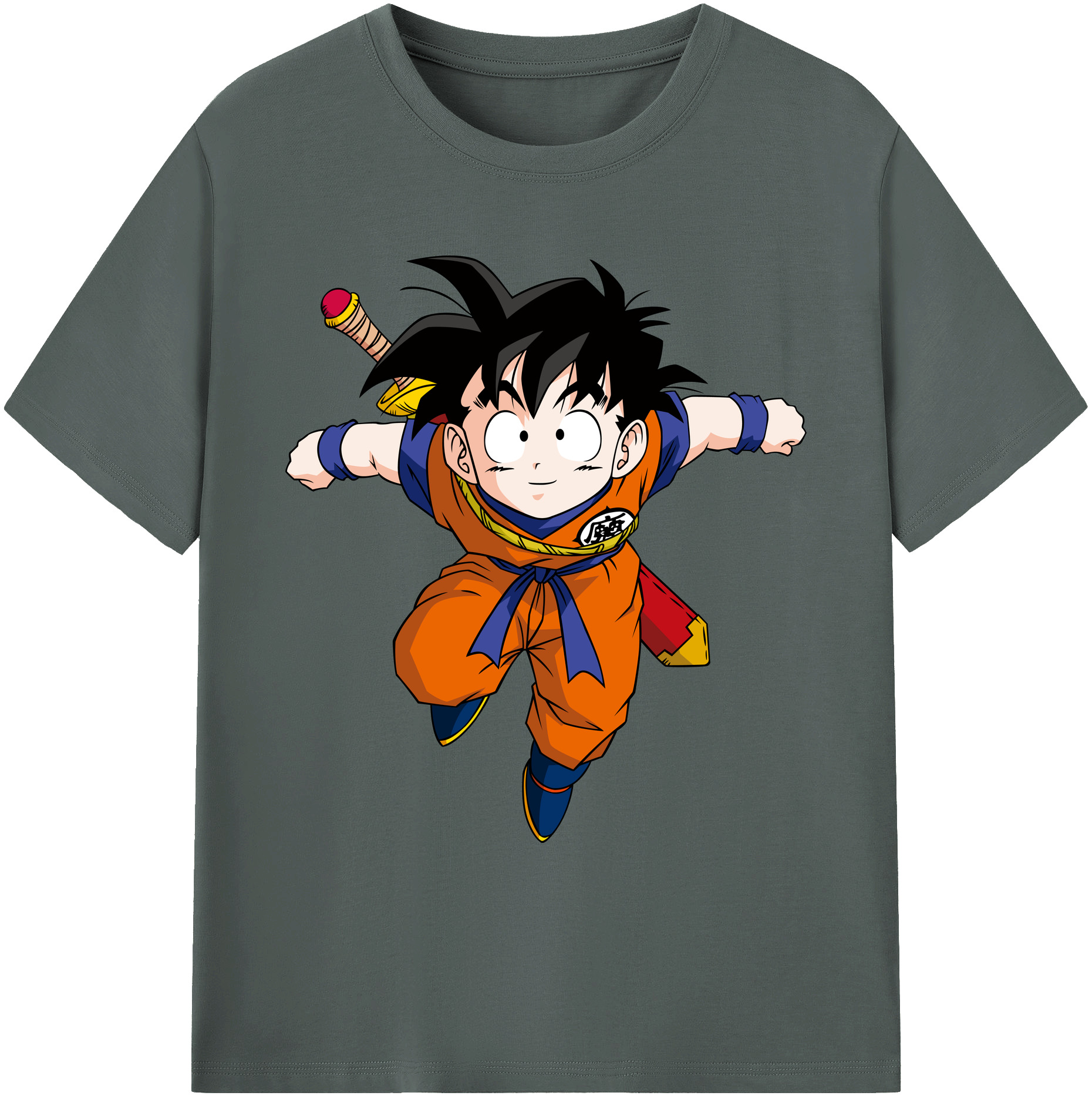 （画像用） ドラゴンボール 孫悟空（そん ごくう）Son Goku カカロット DRAGON BALL Kakarotto 綿100％ メンズ半袖Tシャツ｜肌触りやわらか＆通気性